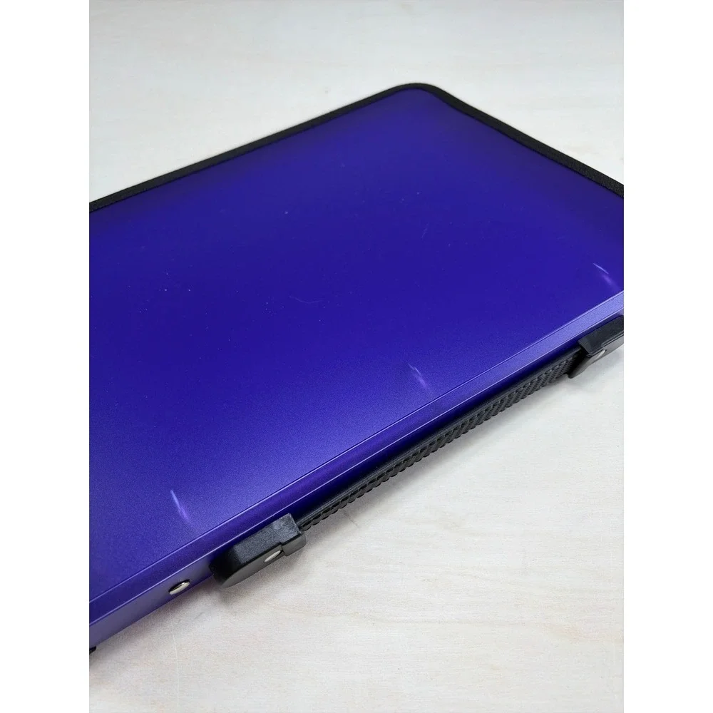 4 Pack Purple 1.5 Inch 3 Ring Zipper Binders with Handle Office School Supplies